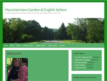 Tablet Screenshot of mountainviewgordonsetters.com